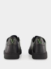 Valentino Garavani Black Royco Trainer in Nappa Calfskin
