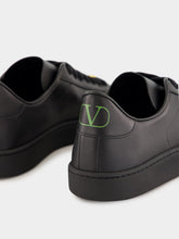 Valentino Garavani Black Royco Trainer in Nappa Calfskin