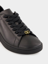 Valentino Garavani Black Royco Trainer in Nappa Calfskin