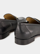 Valentino Garavani Black VLogo Signature Kidskin Loafers