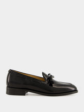 Valentino Garavani Black Bowshire Calfskin Loafers