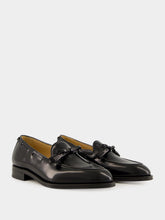 Valentino Garavani Black Bowshire Calfskin Loafers