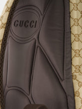 Gucci Beige Medium Backpack with GG Logo