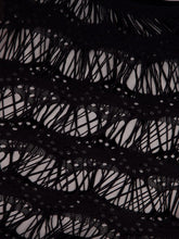 Saint Laurent Black Ladder-Knit Bodysuit