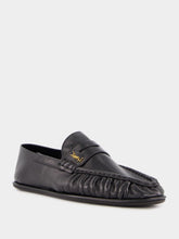 Saint Laurent Black Le Loafer Penny Slippers