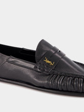 Saint Laurent Black Le Loafer Penny Slippers