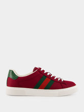 Gucci Burgundy Ace Sneakers