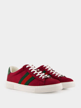 Gucci Burgundy Ace Sneakers