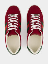 Gucci Burgundy Ace Sneakers