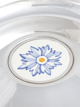 Leitão & Irmão Silver Portuguese Tile Tray Florão Ocre