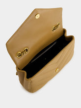 Saint Laurent Small Loulou Bag in Natural Tan Lambskin