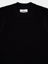 Stone Island Black Organic Cotton Crewneck Knit