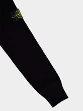 Stone Island Black Organic Cotton Crewneck Knit