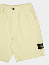 Stone Island Linen Blend Bermuda Shorts
