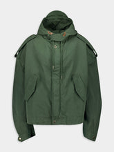 McQueen Green Hooded Jacket