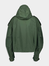 McQueen Green Hooded Jacket