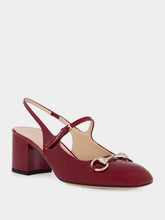 Gucci Rosso Ancora Patent Horsebit Pumps