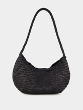 Dragon Diffusion Black Nova Luna Woven Leather Tote