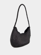 Dragon Diffusion Black Nova Luna Woven Leather Tote