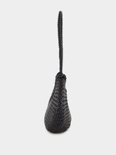 Dragon Diffusion Black Nova Luna Woven Leather Tote