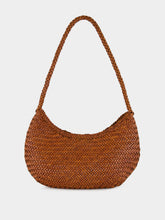 Dragon Diffusion Nova Luna Tan Woven Leather Bag
