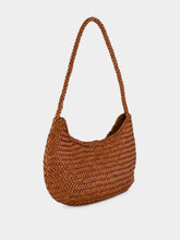 Dragon Diffusion Nova Luna Tan Woven Leather Bag