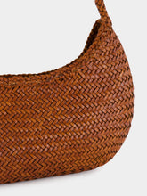 Dragon Diffusion Nova Luna Tan Woven Leather Bag