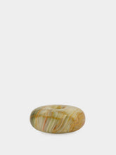 Zaconi Sora Cairn Onyx Small Candle Holder in Forest Veil
