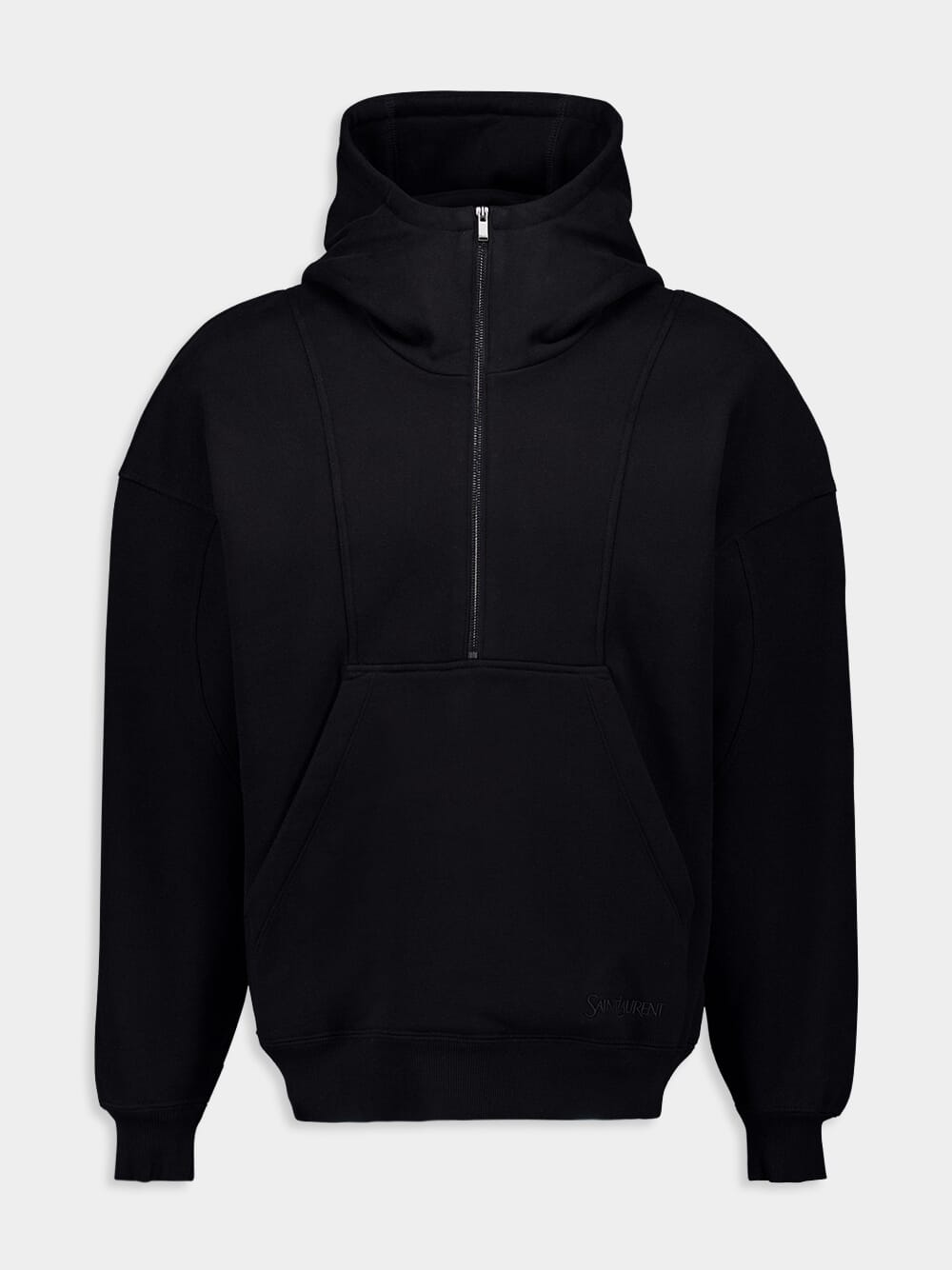 Black Half-Zip Hoodie