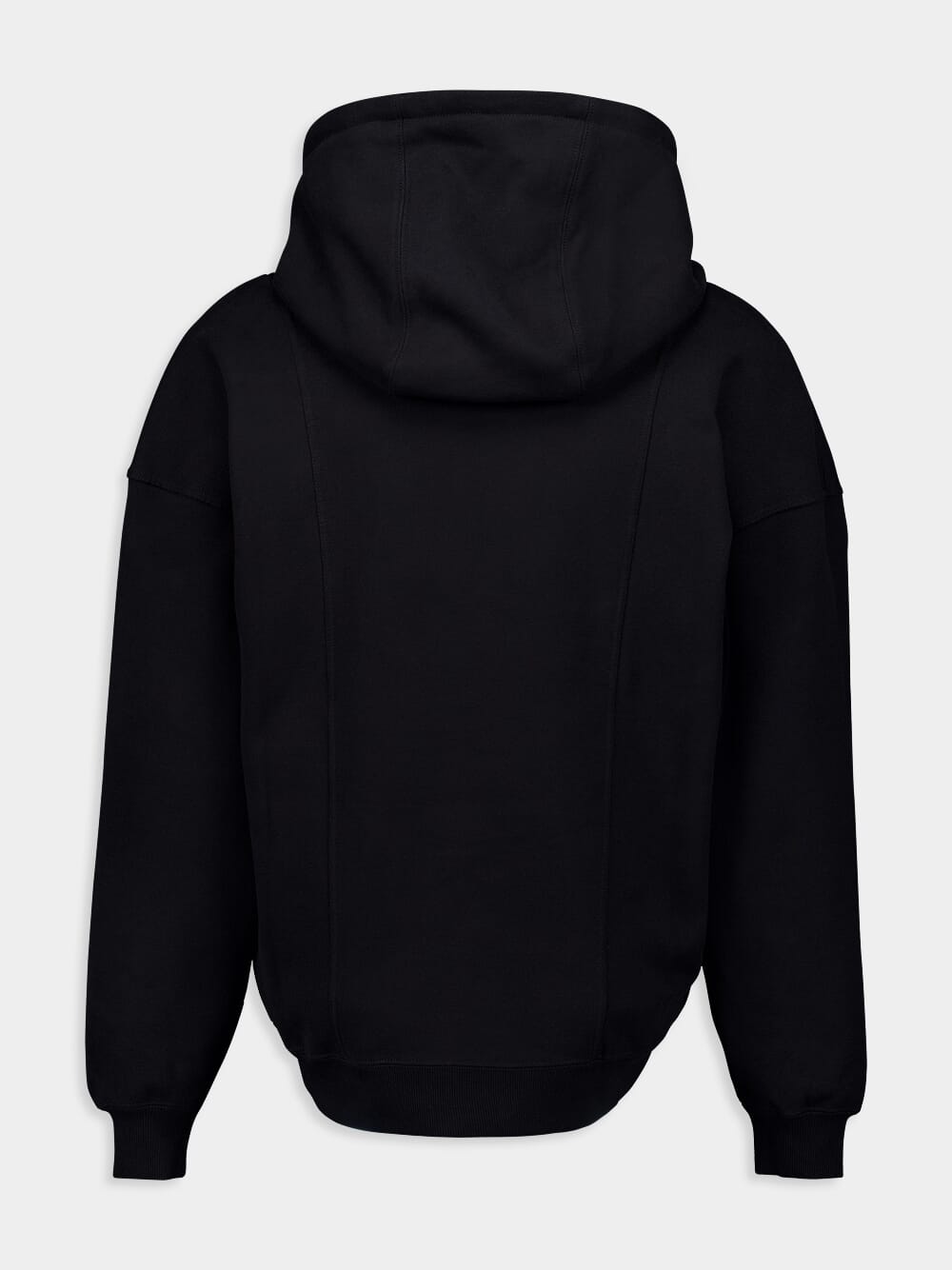 Black Half-Zip Hoodie