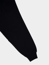 Saint Laurent Black Half-Zip Hoodie