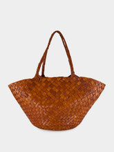 Dragon Diffusion Egola Tan Woven Shoulder Bag