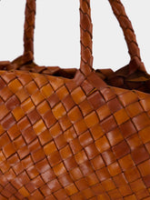 Dragon Diffusion Egola Tan Woven Shoulder Bag