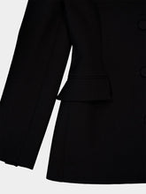 Gucci Black Wool Crêpe Coat