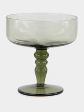 Bitossi Blue and Green Champagne Bowls Set of 6