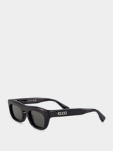 Gucci Black Rectangular Frame Sunglasses