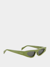 Gucci Olive Green Cat-Eye Sunglasses