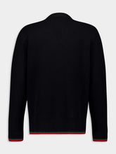 Gucci Wool Cashmere Rib Knit Cardigan