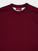 Gucci Rosso Ancora Viscose Jersey Sweatshirt