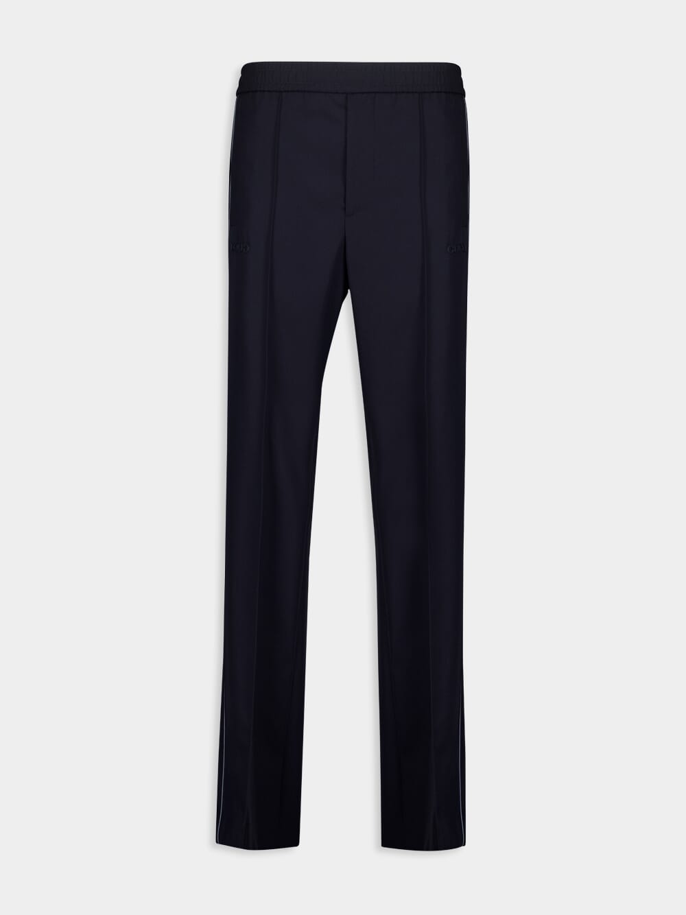 Dark Blue Wool Twill Pant