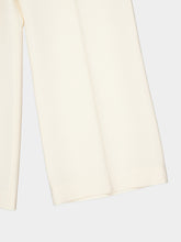 Valentino Garavani Vanilla Crepe Couture Wide-Leg Trousers