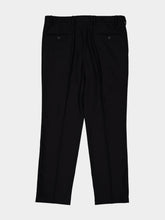 Prada Black Slim Fit Trousers with Triangle Key Ring