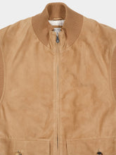 Brunello Cucinelli Light Brown Suede Padded Vest