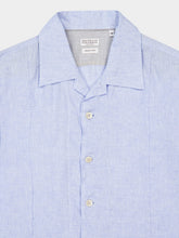 Brunello Cucinelli Cloud Blue Linen Shirt