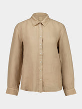 120% Lino Savana Linen Long-Sleeve Shirt