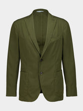 Boglioli Khaki Green Cotton Blazer