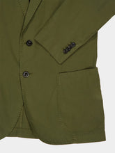 Boglioli Khaki Green Cotton Blazer
