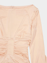 La DoubleJ Peach Sublime Silk Midi Dress