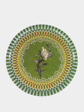 La DoubleJ Nymph Bloom Printed Round Wooden Tray Large