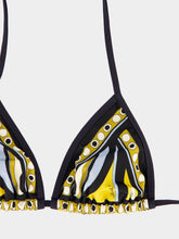 La DoubleJ Sanctuary Placée Black Lycra Bikini Top